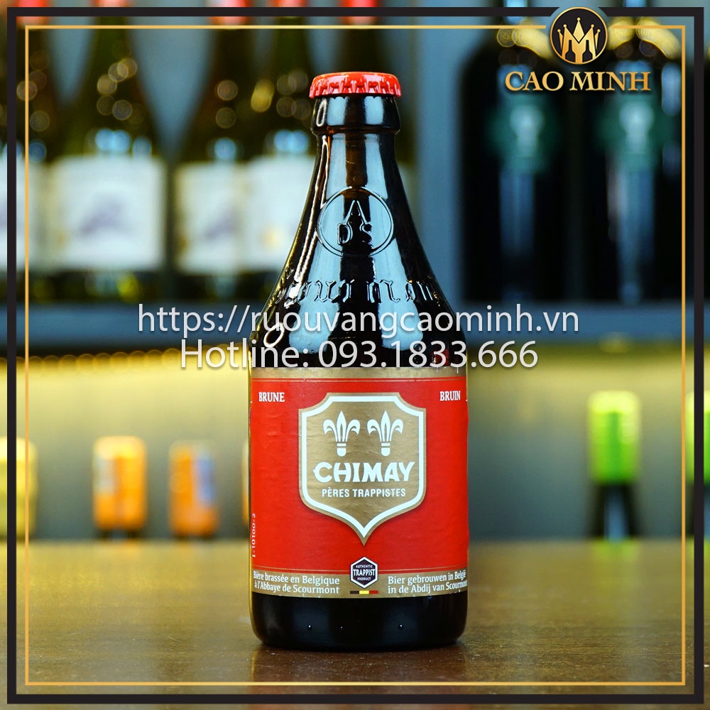 Bia Chimay Đỏ 7% Thùng 12 Chai 330ml Nhập Khẩu Bỉ