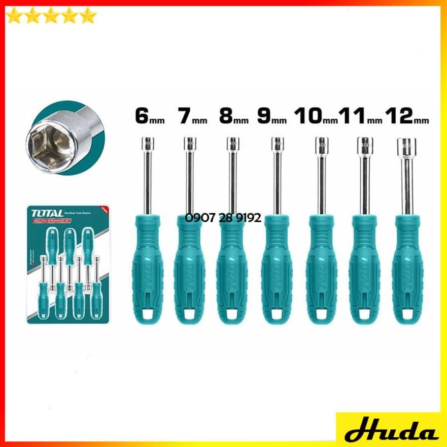 Bộ 7 tua vít đầu tán lục giác Total - Ingco 1234