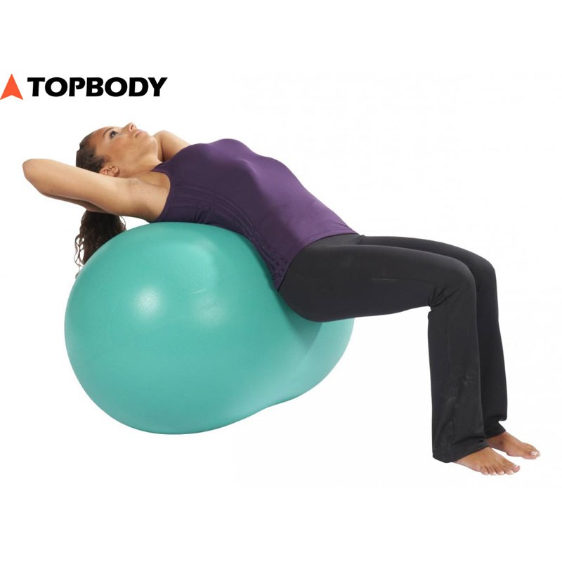 Bóng tập Yoga hình củ lạc tiện dụng, hỗ trợ tập yoga, thể dục tại nhà, văn phòng TOPBODY