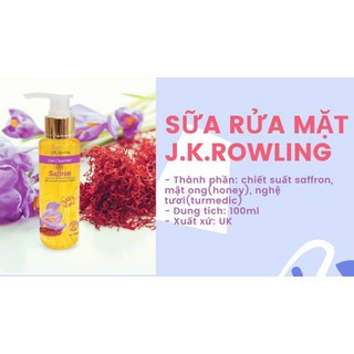 Sữa rửa mặt saffron mật ong 100ml