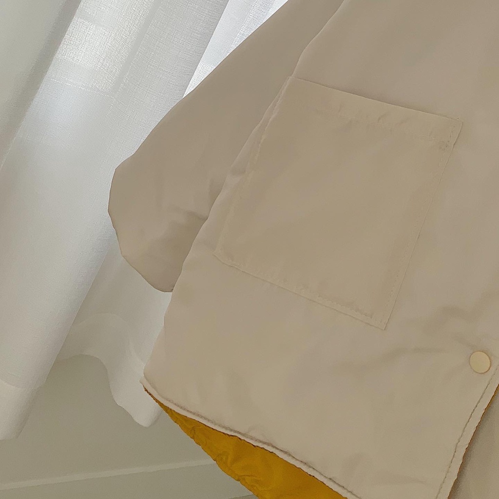 Áo Khoác Phao JEMCLOSET Túi Vuông Lota Dày Dặn 2 Lớp 2 Màu Form Dáng Rộng Có Thể Thay Đổi Kiểu Áo Tùy Thích - 1972 | BigBuy360 - bigbuy360.vn
