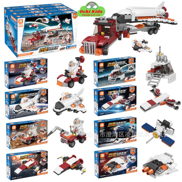 Bộ xếp hình lego nhỏ, bộ lắp ráp mô hình kích thích trí tuệ và rèn kiên nhẫn cho bé Ochi kids