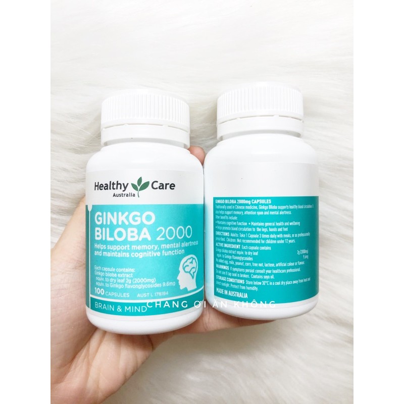 Bổ Não Ginkgo Bibola 2000mg
