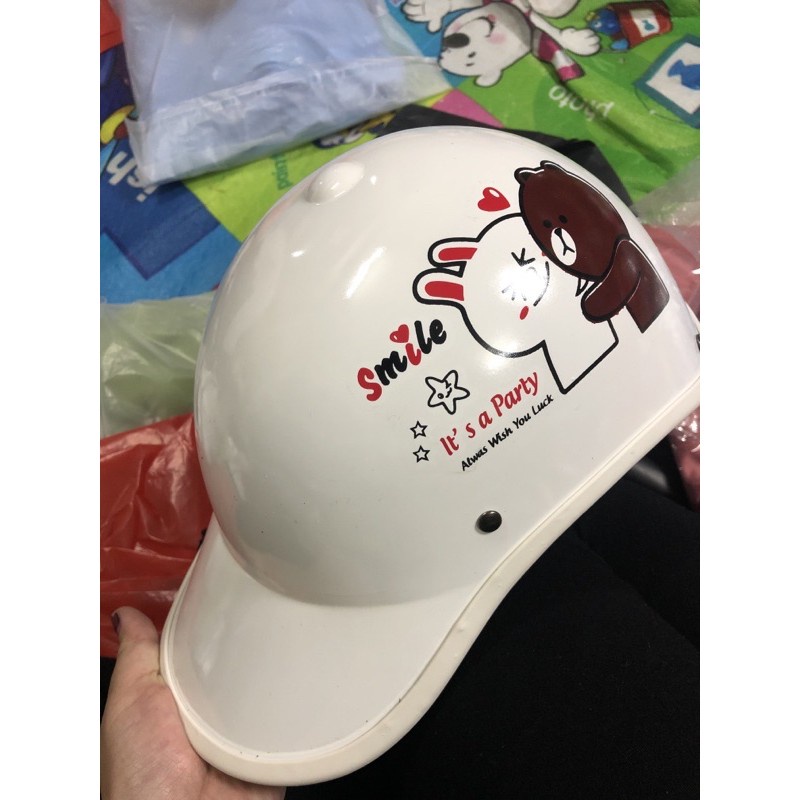 [RẺ VÔ ĐỊCH] Mũ bảo hiểm thời trang dễ thương( Mũ bảo hiểm 1/2)