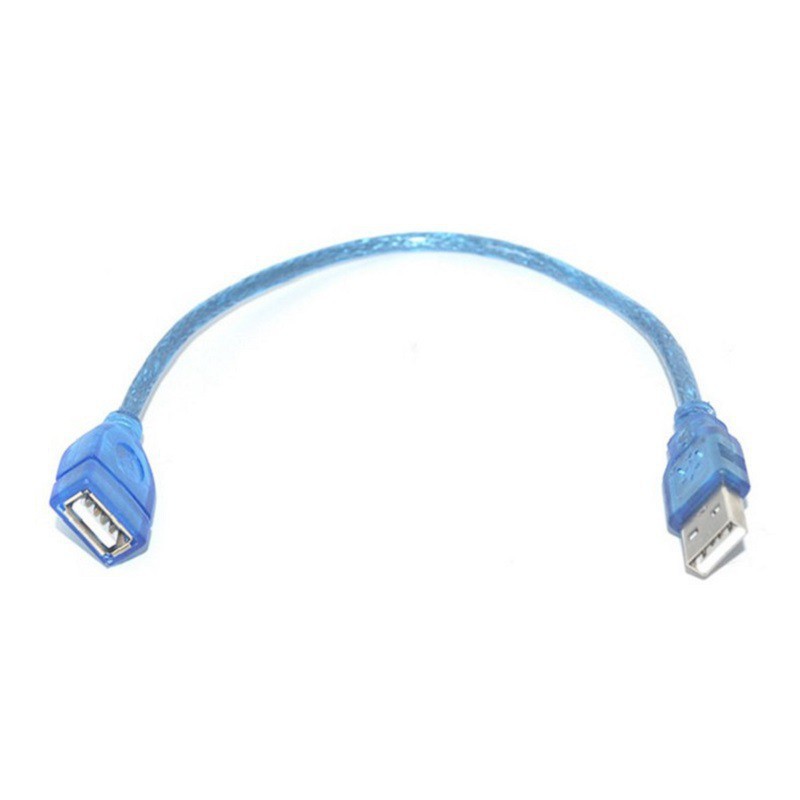 Dây nối dài usb 30cm xanh