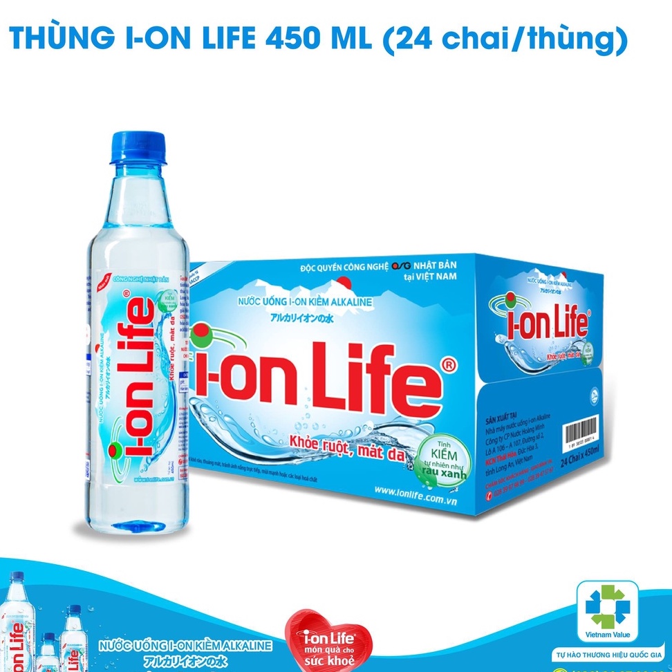 Nước Uống I-on Life Chai 330ml,450ml,1250ml