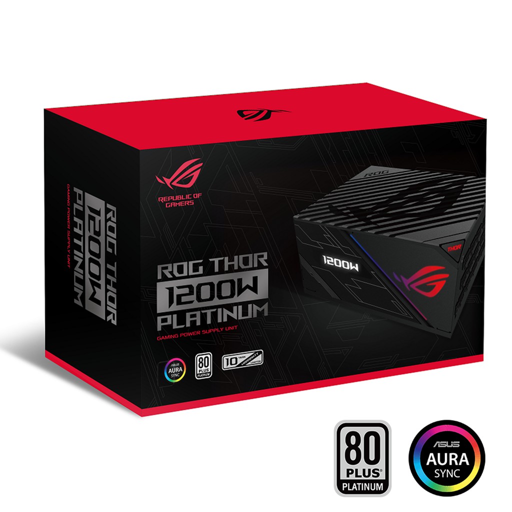 Nguồn ASUS Rog Thor 1200P - 80 Plus Platinum - Full Modular