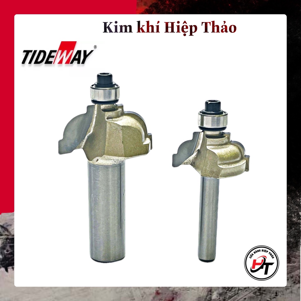 Mũi phay gỗ lồi có chỉ mũi soi lõm lưỡi Tideway cao cấp MSLOI-TW