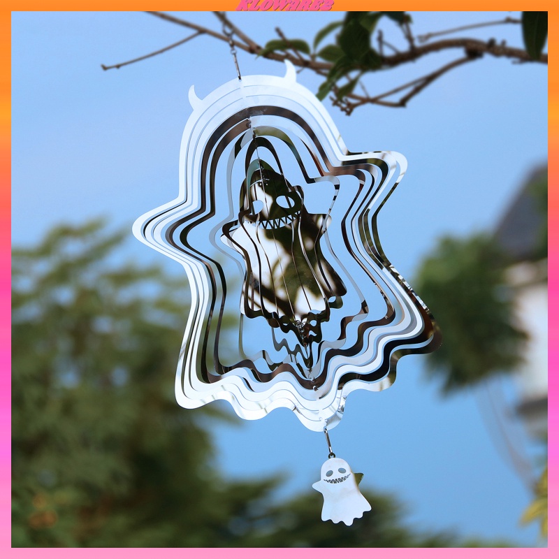 Ghost Wind Spinner Hanging Decoration Home Indoor Yard Living Room Ornament