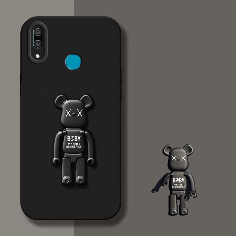 Ốp Điện Thoại Có Giá Đỡ Hình Gấu Hoạt Hình Cho Huawei Y7 Y9 Y6 Prime 2019 Y6S Y6P Y7A P Smart 2021