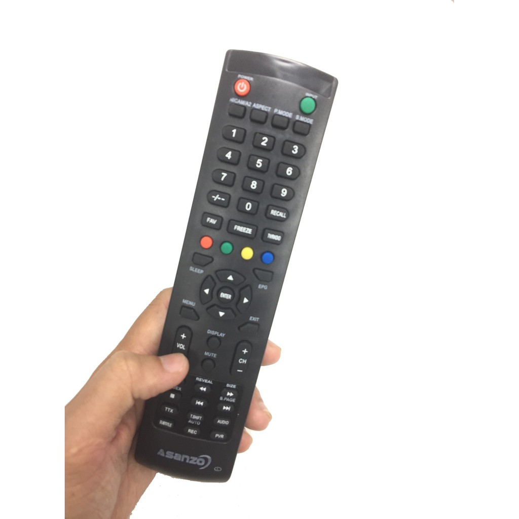 REMOTE ĐIỀU KHIỂN TIVI ASANZO THƯỜNG KIỂU 2