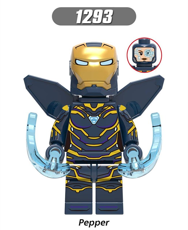 Mô hình lắp ghép nhân vật siêu anh hùng Avengers tùy chọn