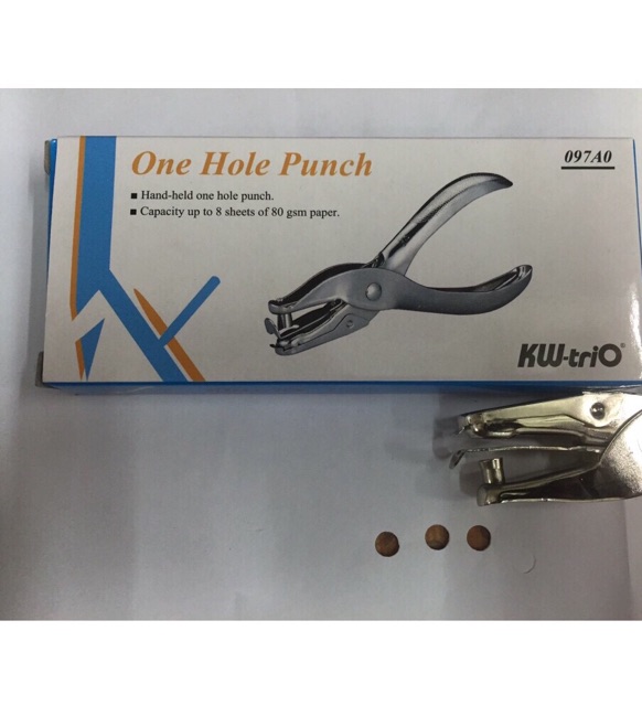 Dụng cụ bấm 1 lỗ / Kìm bấm 1 lỗ KW - TriO One Hole Punch 097AO