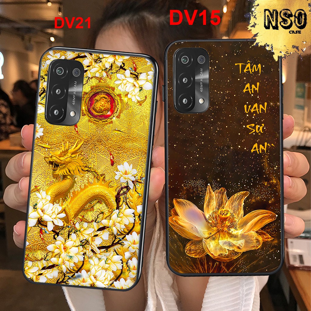 HÀNG MỚI  Ốp Oppo A74 - Oppo A54 In hình Tài Lộc Bình An May Mắn