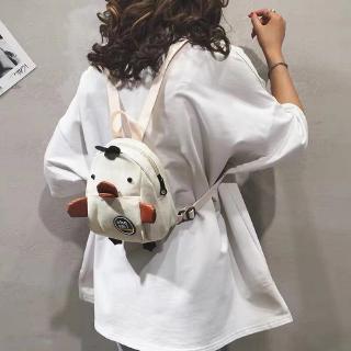 balo canvas mini hình vịt vàng