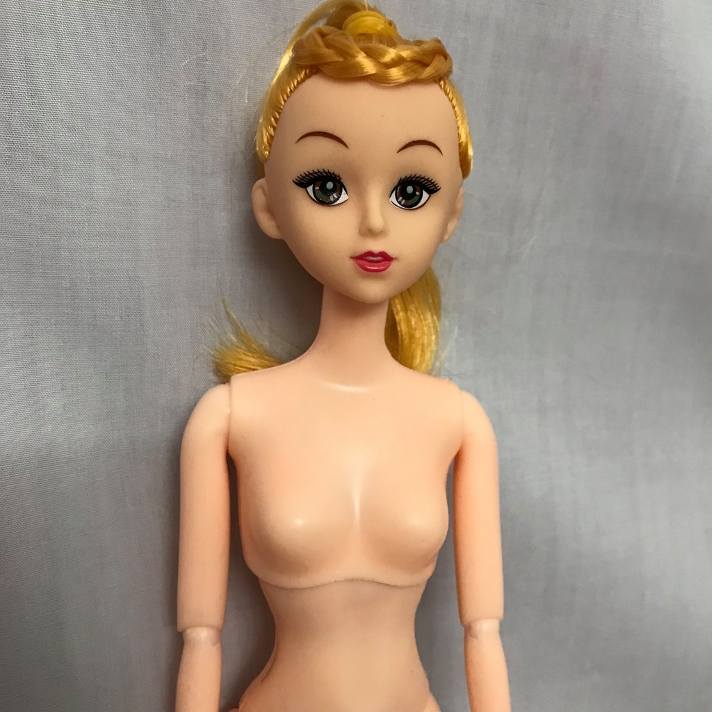 Búp Bê Barbie 30cm Mắt Vẽ Hàng 12 Khớp