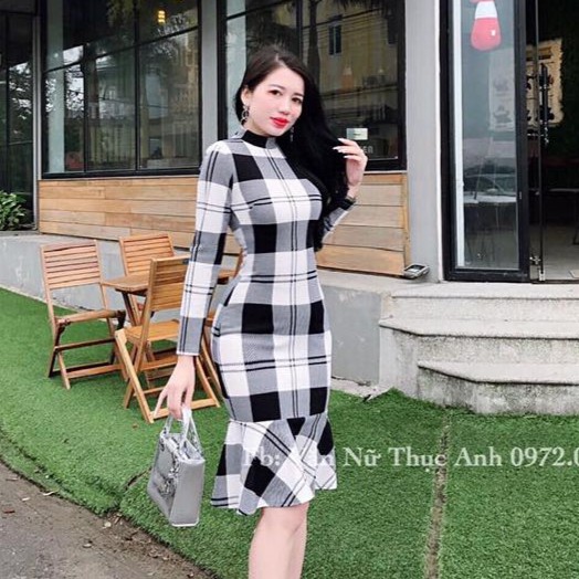 VÁY KẺ ĐUÔI CÁ