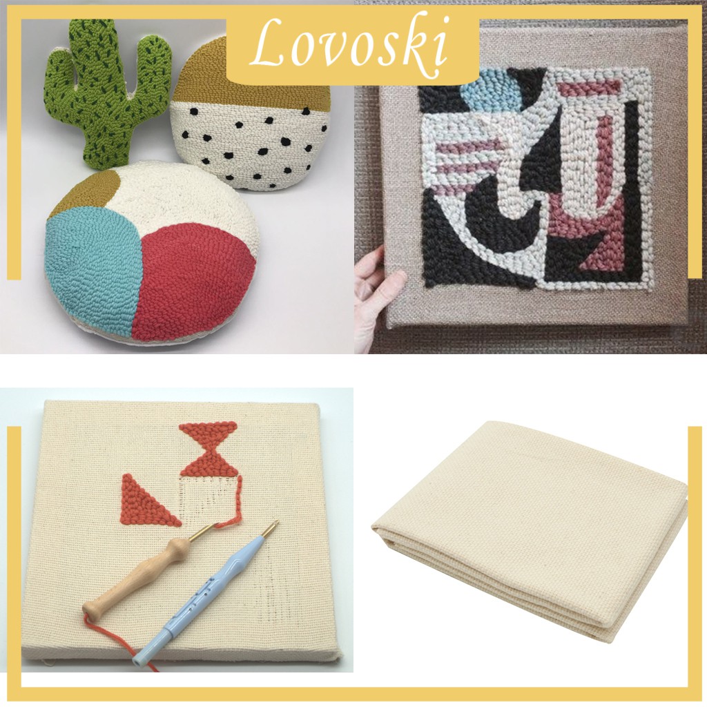 [Lovoski] Vải Lót Hỗ Trợ Đục Lỗ Bằng Cotton Nguyên Chất Tự Làm Thủ Công
