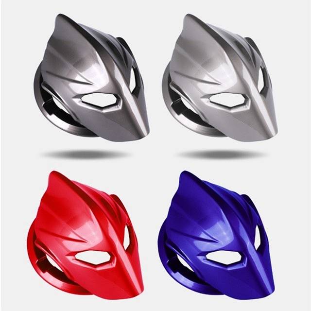 Ốp Vòng Trang Trí Nút Khởi Động Xe Hơi Kiểu Ultraman Sáng Tạo