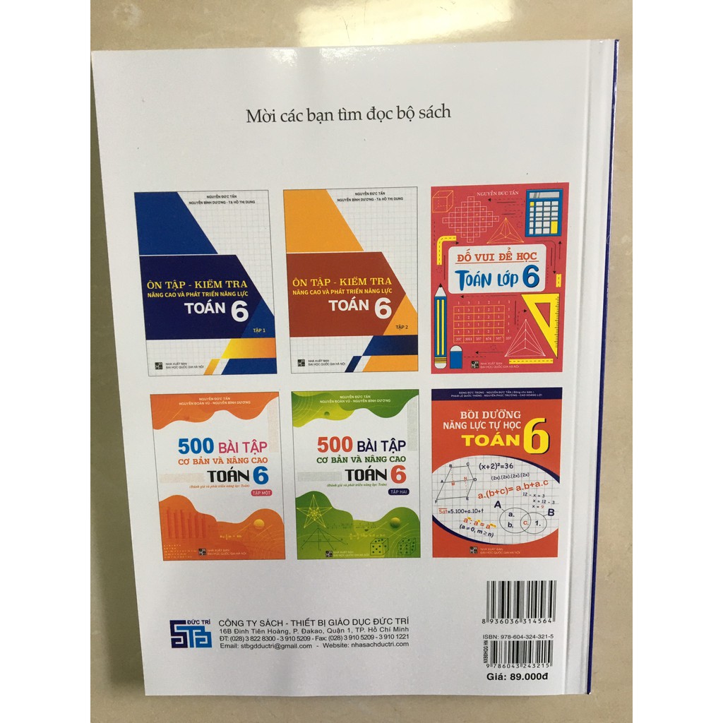 Sách - Bồi dưỡng năng lực tự học Toán 6