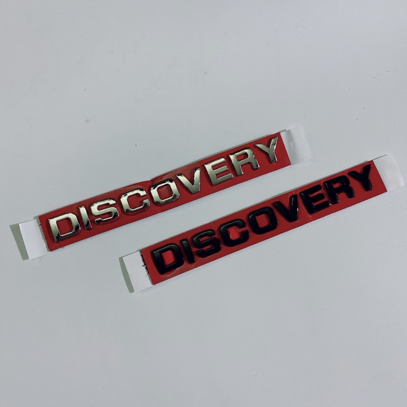 Decal tem nổi cứng chữ DISCOVERY size bé cao cấp dán xe máy, ô tô, mũ bảo hiểm chống thấm nước, chống bay màu