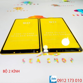 Bộ 2 kính cường lực xiaomi mi mix 2 full màn hình / dán full màn xiaomi mi mix2 - seashop