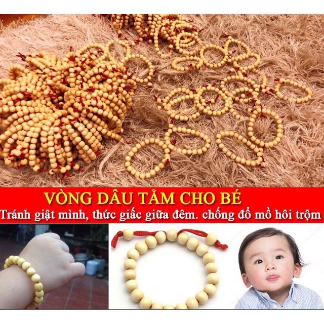 Vòng dâu tằm cho bé