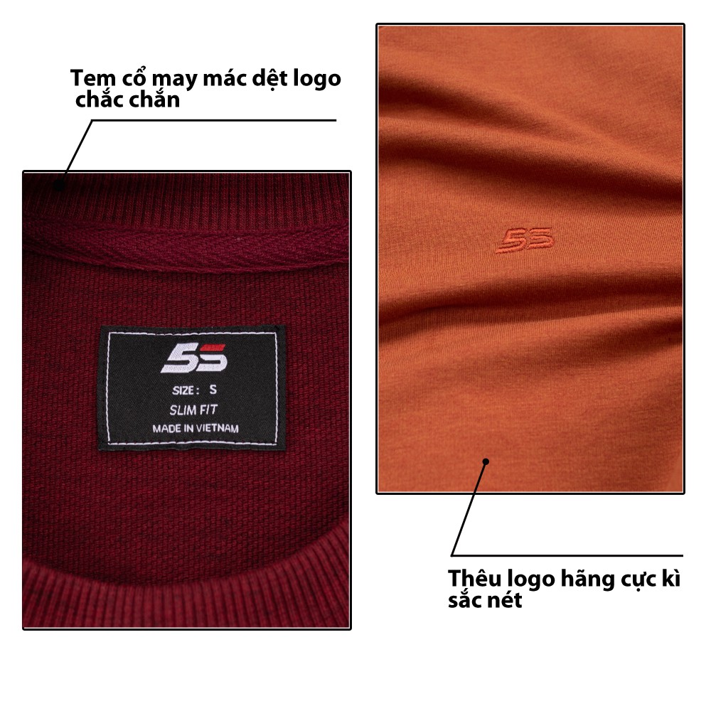 Áo Nỉ Nam Trơn 5S Cổ Tròn (7 màu),Phom Ôm Trẻ Trung, Màu Sắc Cơ Bản Dễ Phối Đồ | BigBuy360 - bigbuy360.vn