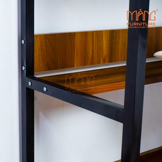 Bàn làm việc kệ lửng 100cm BLV02