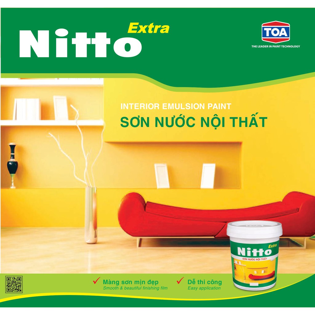 Sơn Nước Nội Thất [Xả Kho] Nitto Extra (Sơn Nội Thất)