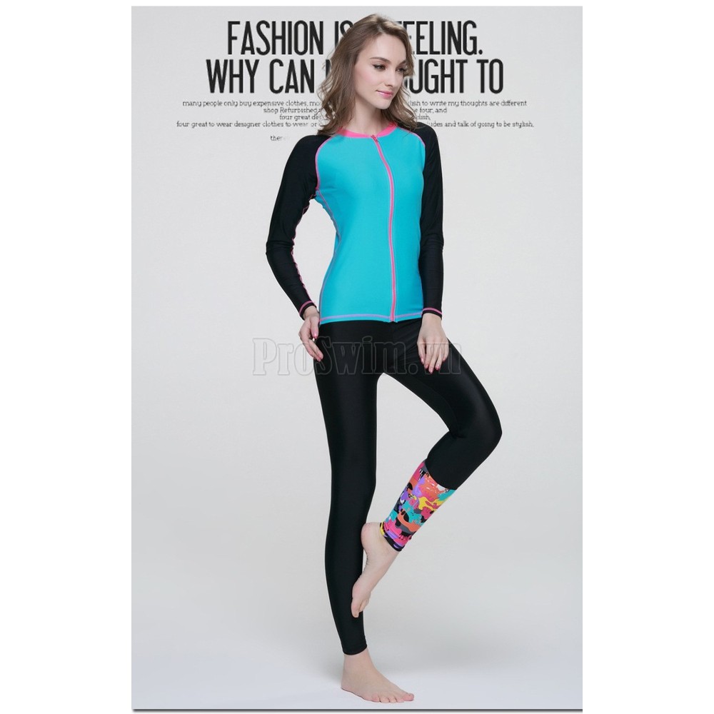 Quần Bơi Nữ Tới gót Sbart Đen Chân Hoa | BigBuy360 - bigbuy360.vn