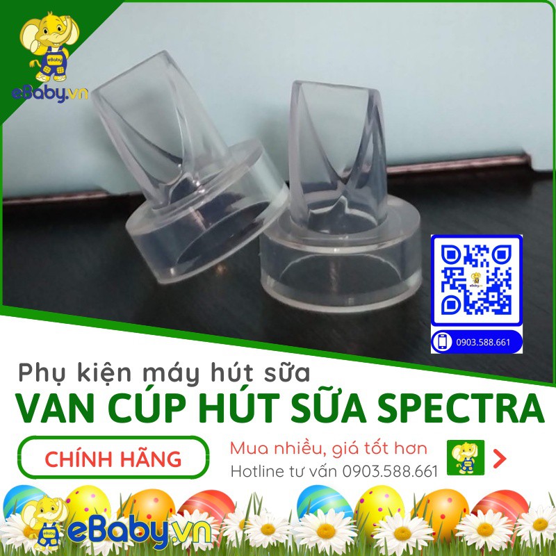 Van chân không máy hút sữa SPECTRA - Linh phụ kiện lưỡi gà van một chiều máy Spectra 9 Plus, 9S, S1, S1+, S2, M1, M2, Q