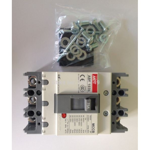 [Aptomat] Át hộp LS - ABE 75A - 3PA (loại tốt)
