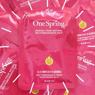Mặt nạ lựu đỏ dưỡng ẩm One Spring