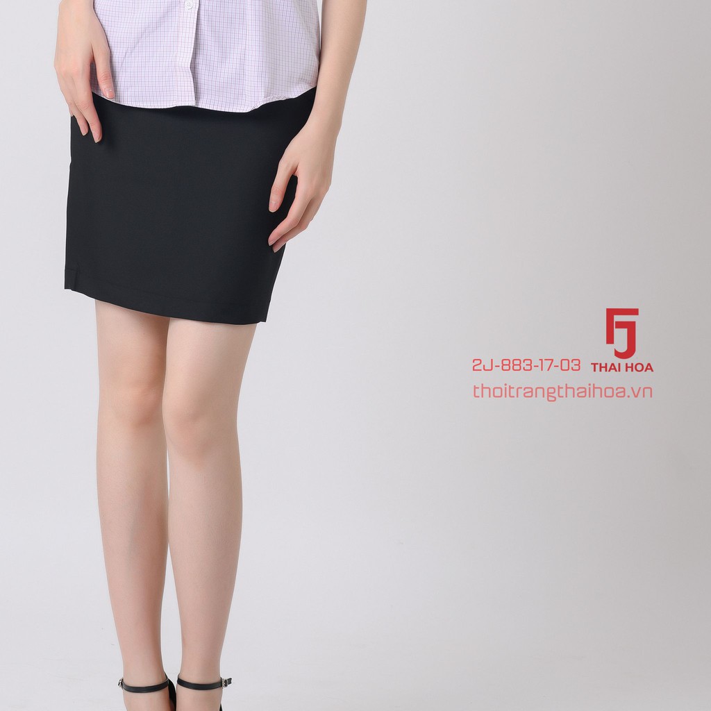 Chân váy dài công sở nữ Thái Hòa, màu Đen, dáng ôm, vải nhẹ, độ bền màu cao 2J883-17-01 | BigBuy360 - bigbuy360.vn