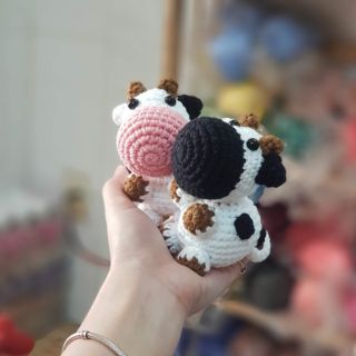 Móc khóa bò sữa