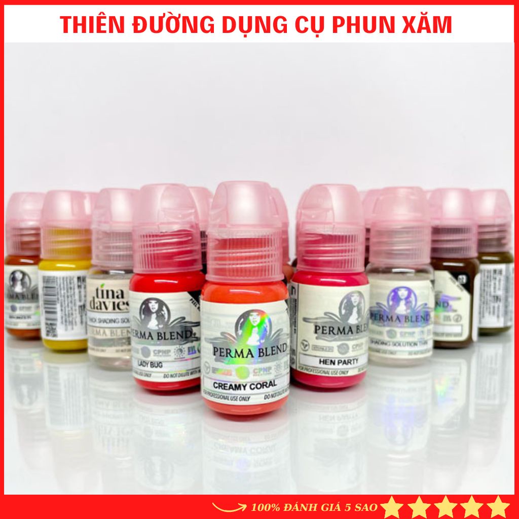 Mực Perma Blend Mỹ - Mực Phun Xăm Lên Màu Hàng Chuẩn chính Hãng DCPX