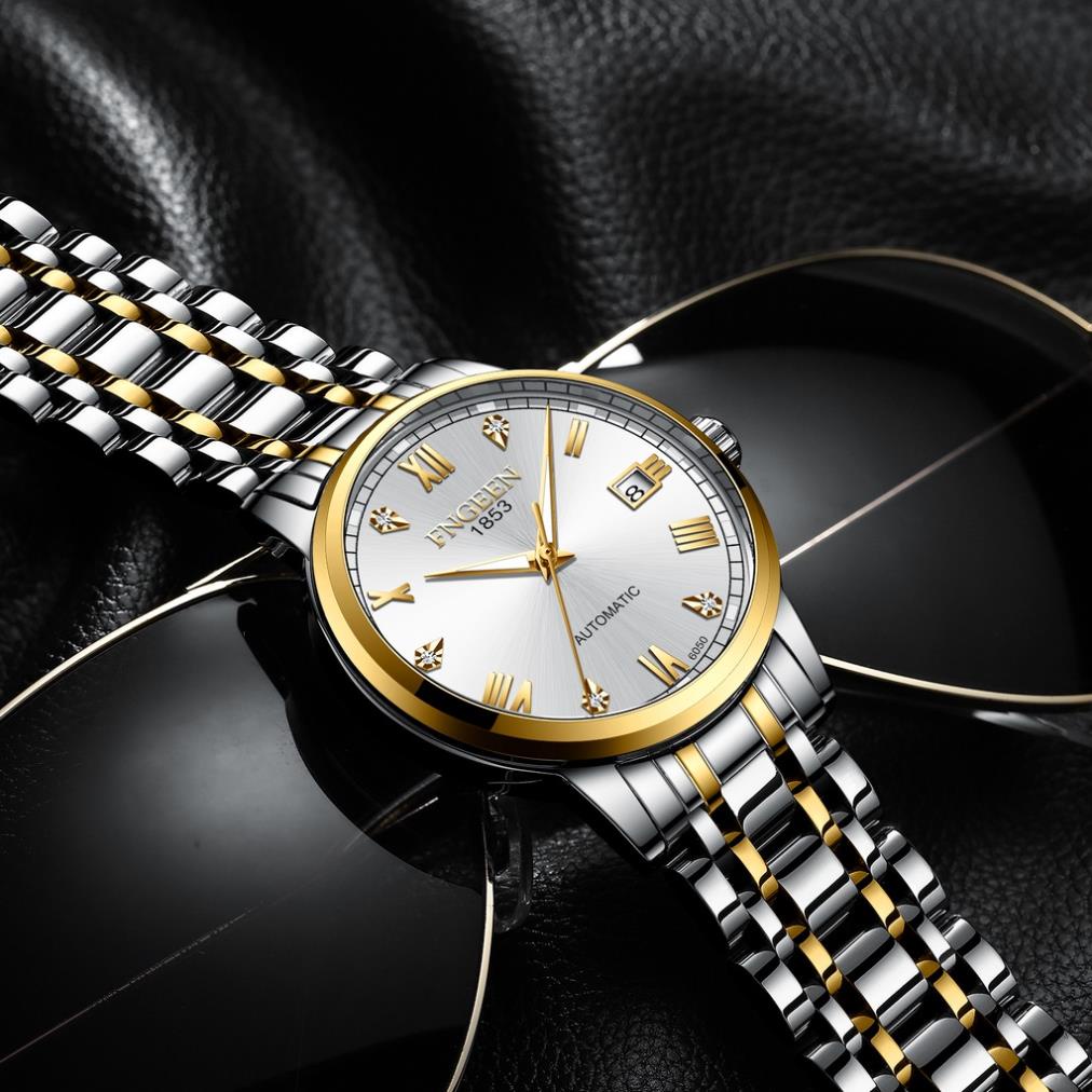 Đồng hồ cơ nam FNGEEN dấu máy, đồng hồ dây lưới chính hãng mã A19 | BigBuy360 - bigbuy360.vn