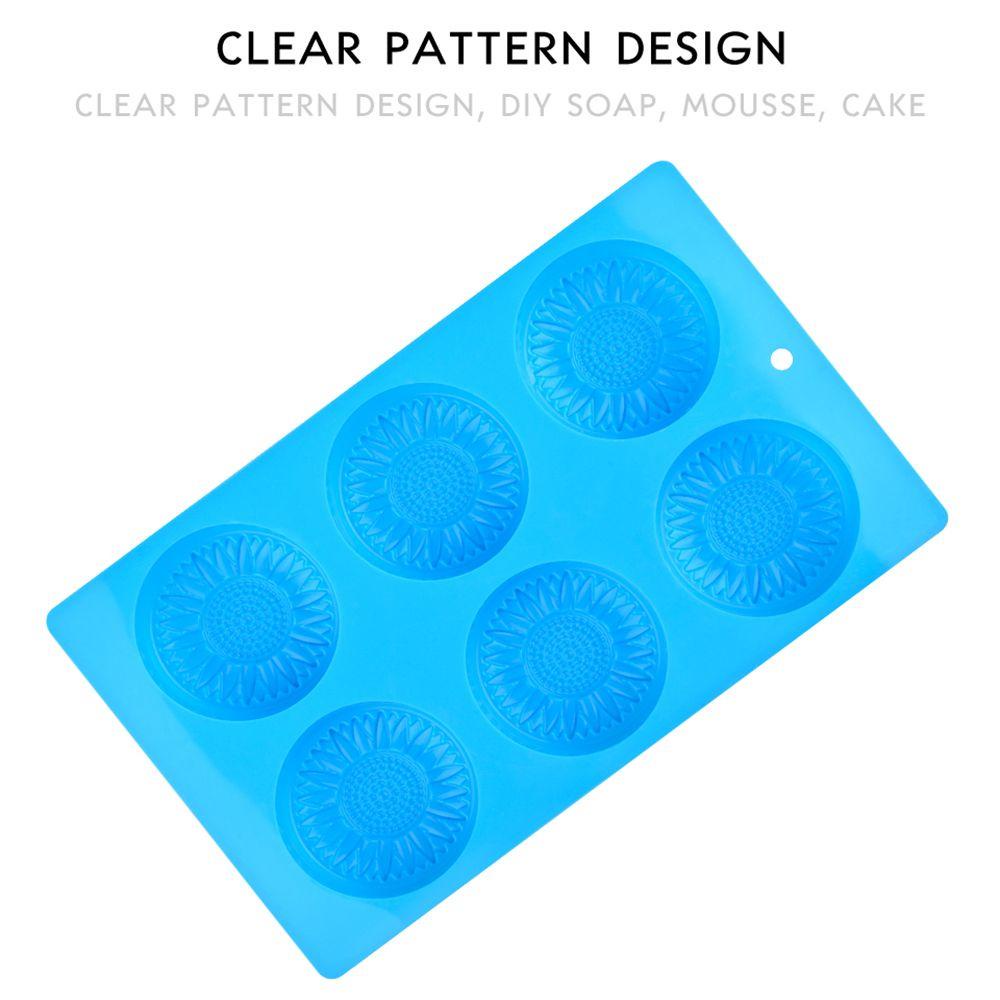 Khuôn Silicone Làm Xà Phòng 6 Ngăn Hình Bàn Chân Em Bé Đa Năng