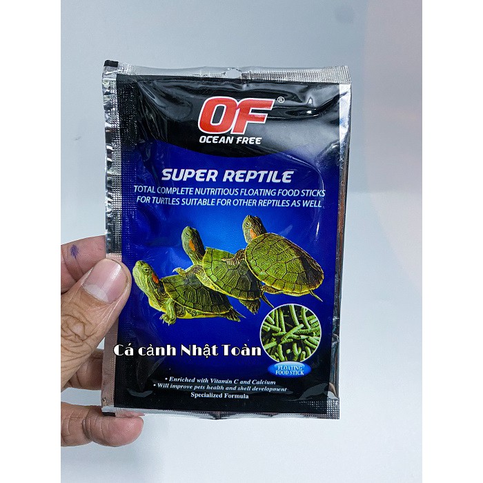 GÓI THỨC ĂN CHO RÙA SUPER SEPTILE OCEAN FREE 10G
