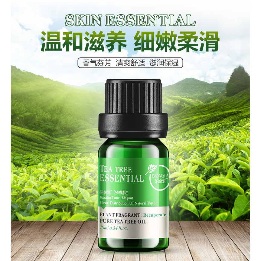 Tinh Dầu Thực Vật Bioaqua (10ml) Dưỡng Ẩm, Kiểm Soát Dầu, Giảm Mụn, Se Khít Lỗ Chân Lông, Nâng cơ Nội Địa Trung