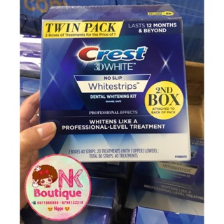 TÁCH LẺ DÁN TRẮNG RĂNG CREST 3D WHITE LUXE PROFESSIONAL EFFECTS WHITESTRIPS - TEETH WHITENING