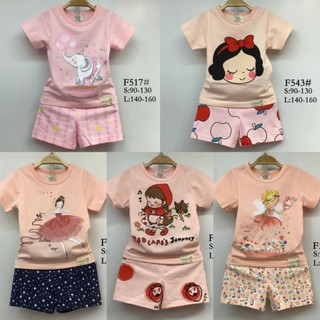 Bộ Xuất Hàn Fanqie - chất thun cotton co giãn 4 chiều - mẫu bé Gái