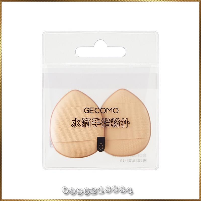 Set 2 mút tán mini cao cấp Gecomo tán kem nền cushion kem che khuyết G1030