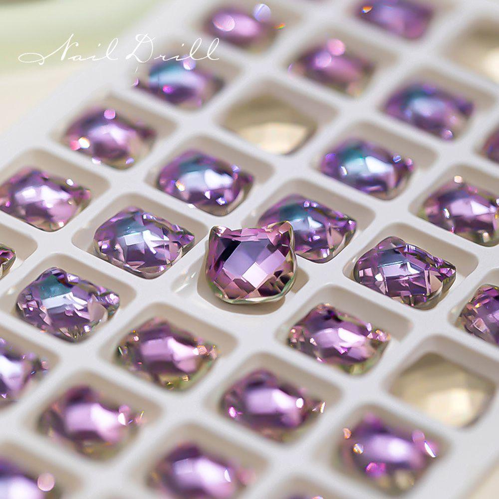 [Hàng mới về] Trang sức làm móng tay màu cực quang sặc sỡ 3D hỗn hợp phong cách sang trọng