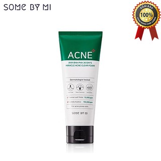Sữa Rửa Mặt Some By Mi AHA-BHA-PHA 30 Days Miracel Acne Clear Foam - 100ml