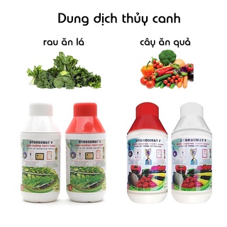 Dung dịch dinh dưỡng thủy canh hydro umat v & f dùng cho rau ăn lá và cây ăn quả