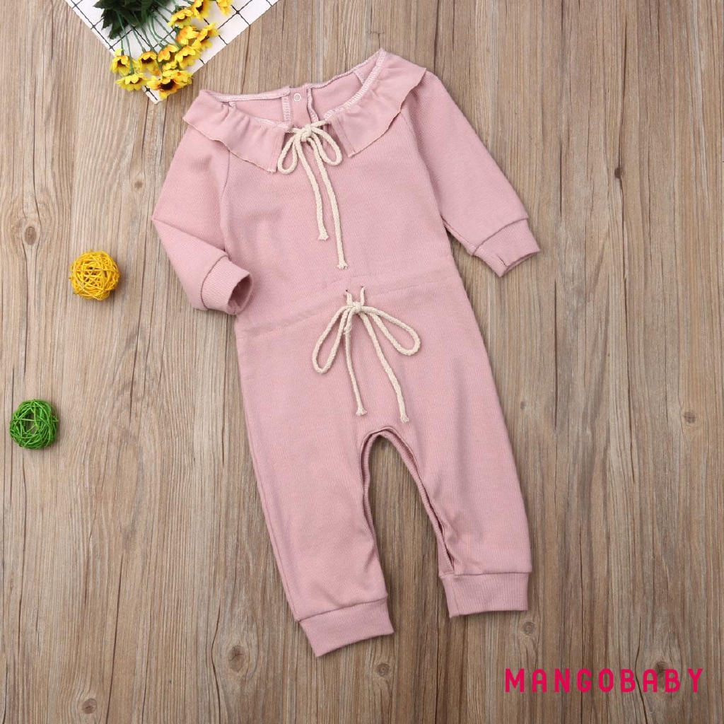 Bộ Áo Liền Quần Cotton Dễ Thương Cho Trẻ Sơ Sinh