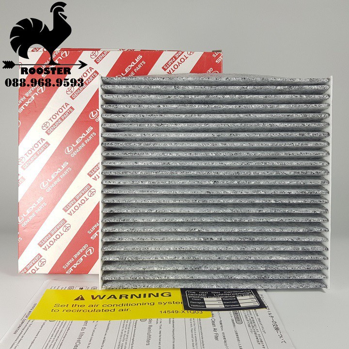 Lọc gió điều hòa, máy lạnh xe Innova, Fortuner, Hilux, Camry, Vios