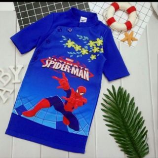 Áo dài bé trai in 3D sắc nét, in hình siêu nhân cực ngầu, lệch tà tà sau dài hơn tà trước chất vải tuyết mưa đẹp mềm mại